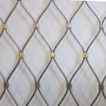 Fatigue Resistance Stainless Steel Ferrule Mesh For Stair anti falling