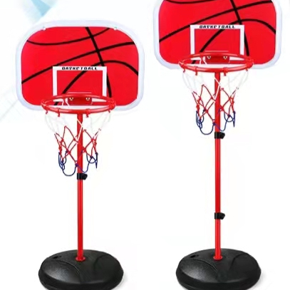 Outdoor Kids Portable Basketball Pole Space Saving Convenient for training