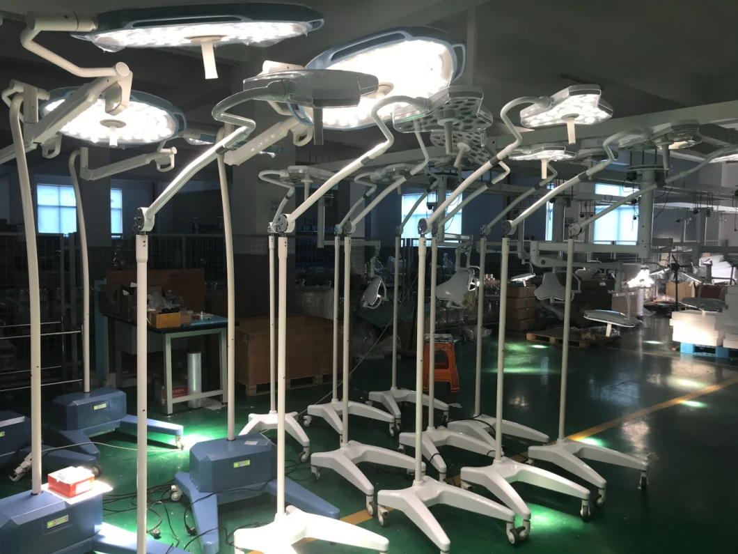 Hospital Surgical Equipment Ceiling Type Single Head Examination Lamp