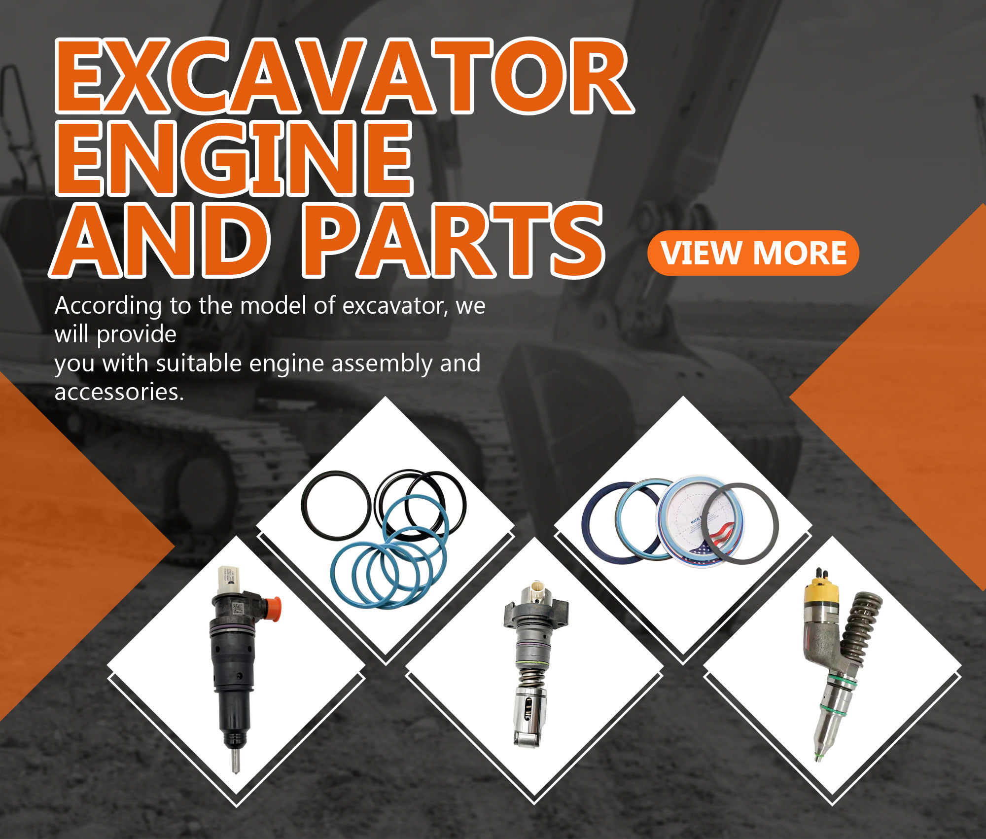Excavator Cylinder Seal Kit Excavator Spare Parts PC300-7 Boom Seal Kit Arm Cylinder Seal Bucket Repair Kit