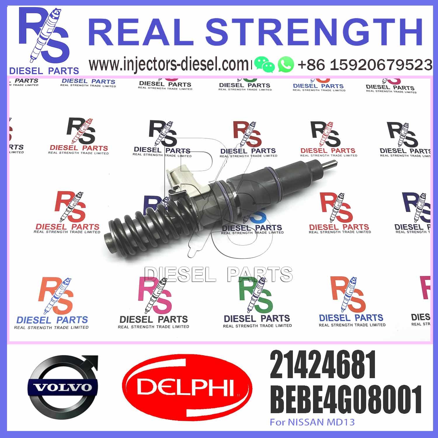 MD13 US07 Engine Diesel Injector 21424681 Unit Pump Injector Electronic Unit BEBE4G08001 For V-O-L-V TRUCK