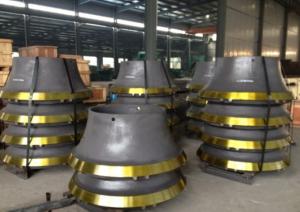 China High Cr Cast iron Crusher Wear Parts Concave for Mining Industry Cone Cushers on sale