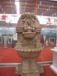 Antique Elephant Head Stone Marble Wall Water Fountain