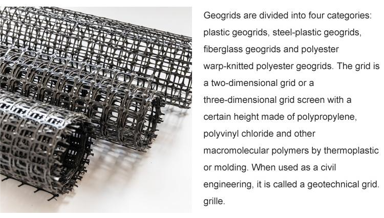 Road Construction Chinese Design Style Outdoor Farm Fence Geocomposite PP Geogrid for Parking