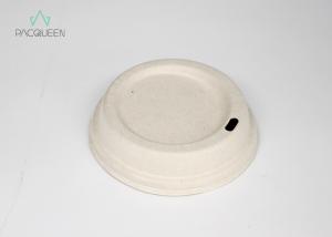 Quality Natural Color Disposable Coffee Lids Corn Starch Based Eco Friendly wholesale