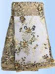 2017 High Quality Lace Tulle Styles 3D Embroidery Laces Fabric With Rhinestone