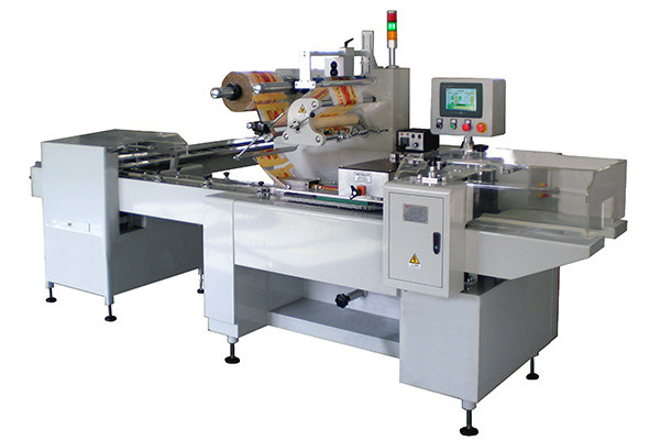 Bulk Biscuit Packaging Machine without tray flow packing machine for biscuit 5.2KW Power 1 Phase 220v Easy Operation