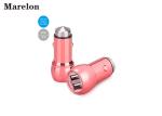Metal Lifesaving Hammer USB Car Cellphone Charger Built - In IC Chip