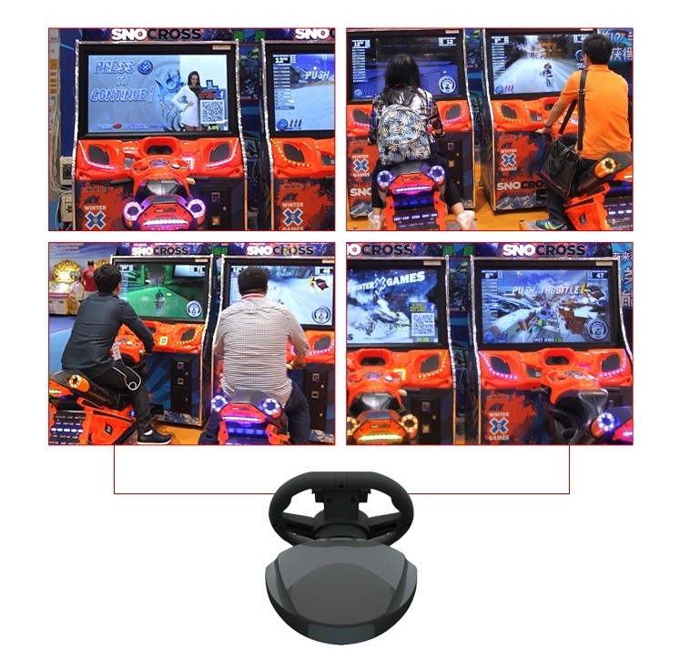 Coin Operated Moto Racing Adults Arcade Game Machine / Motorcycle 3D Games