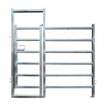2x4 Horse Fence Panels Galvanized Portable Cattle Fence Panels Man Gate For