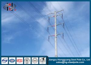 Quality Round Transmission Line Metal Steel Power Pole Electrical Post Long - Life wholesale