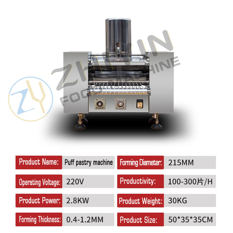 Easy opetation 8/9/10/12 Inch Tabletop Pancake Mille Crepe Cake Making Machine