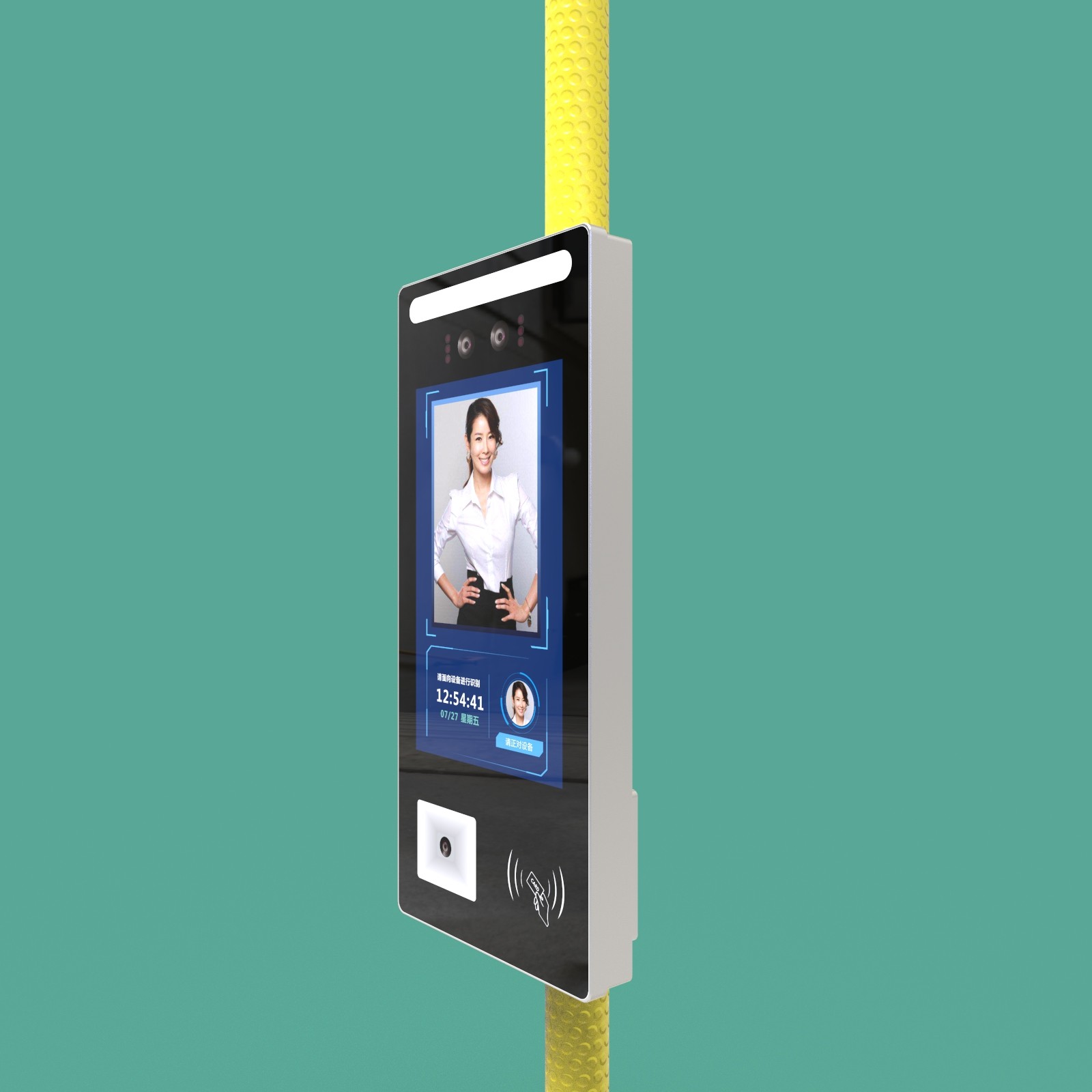 JP185 Specifications of 8-Inch Facial Recognition, QR Code, and Card Reader All-in-One Device Fast Response