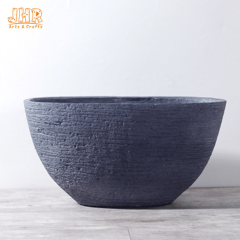 Polystone Planters Garden Plant Pots Resin Flowerpots Planters Outdoor Flower Planters Clay Pots