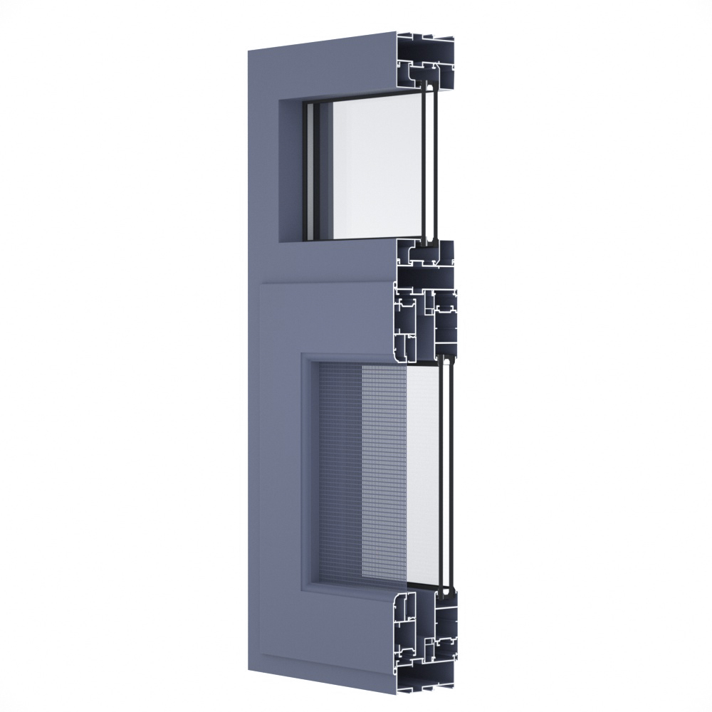 78 Casement Window Profile Window Yarn Integration External frame