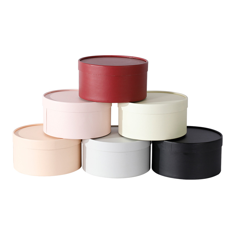 Other Gift Craft Rigid Boxes Round Cover Gift Box with Various Sizes by Xicai Packaging