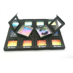 Quality 600gsm Eye Lash Magnetic Window Box Packaging UV Printing wholesale