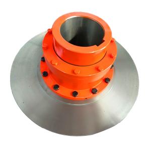 Quality Custom Orange Flexible Gear Coupling 400mm 450mm 500mm Brake Disc Shaft Couplings wholesale