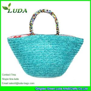 Quality LUDA Fashion Straw Bags Wheat Straw Women Bags wholesale