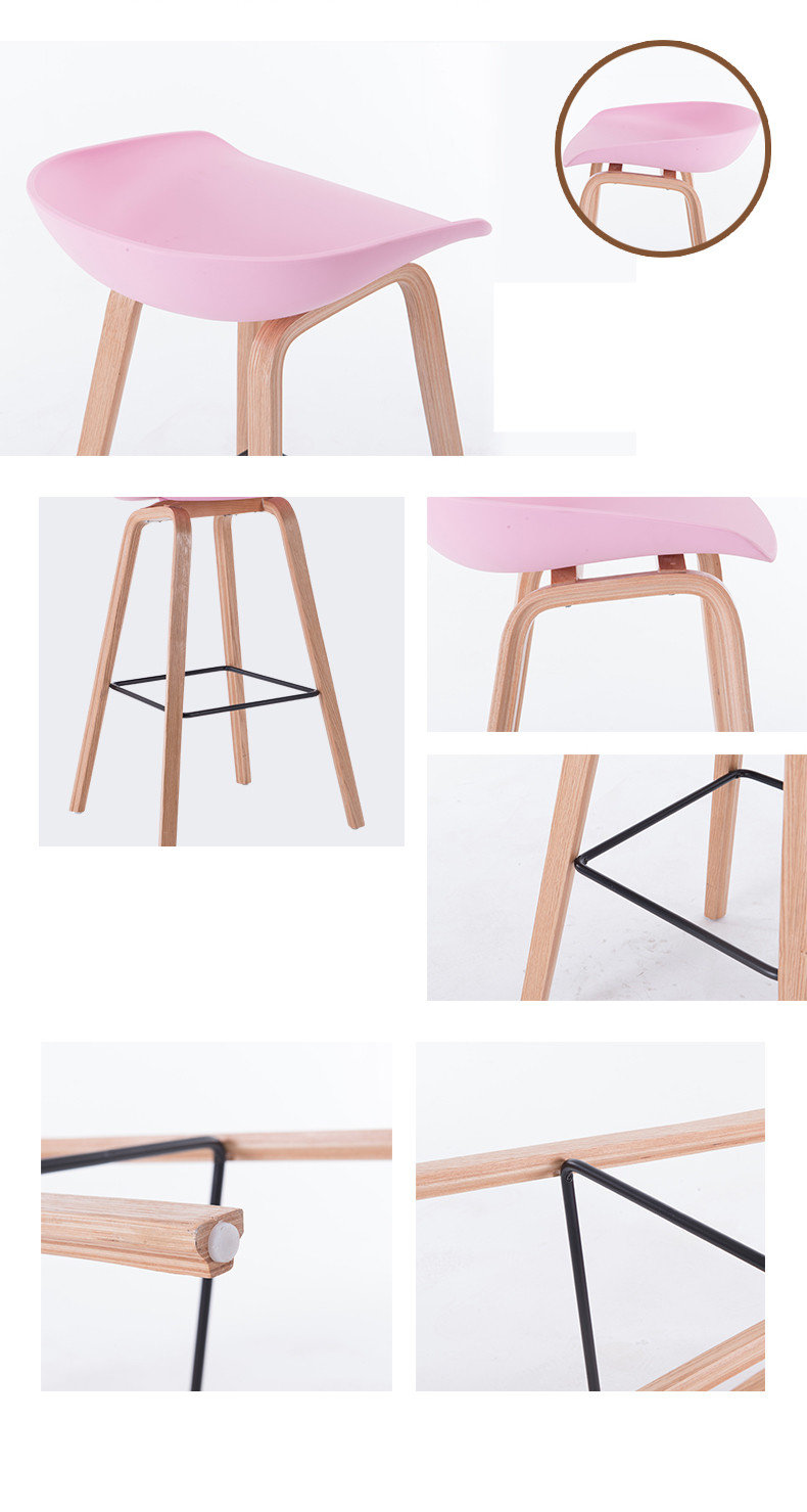 Practical Plastic Computer Chair For Coffee Bar / Restaurant / Canteen