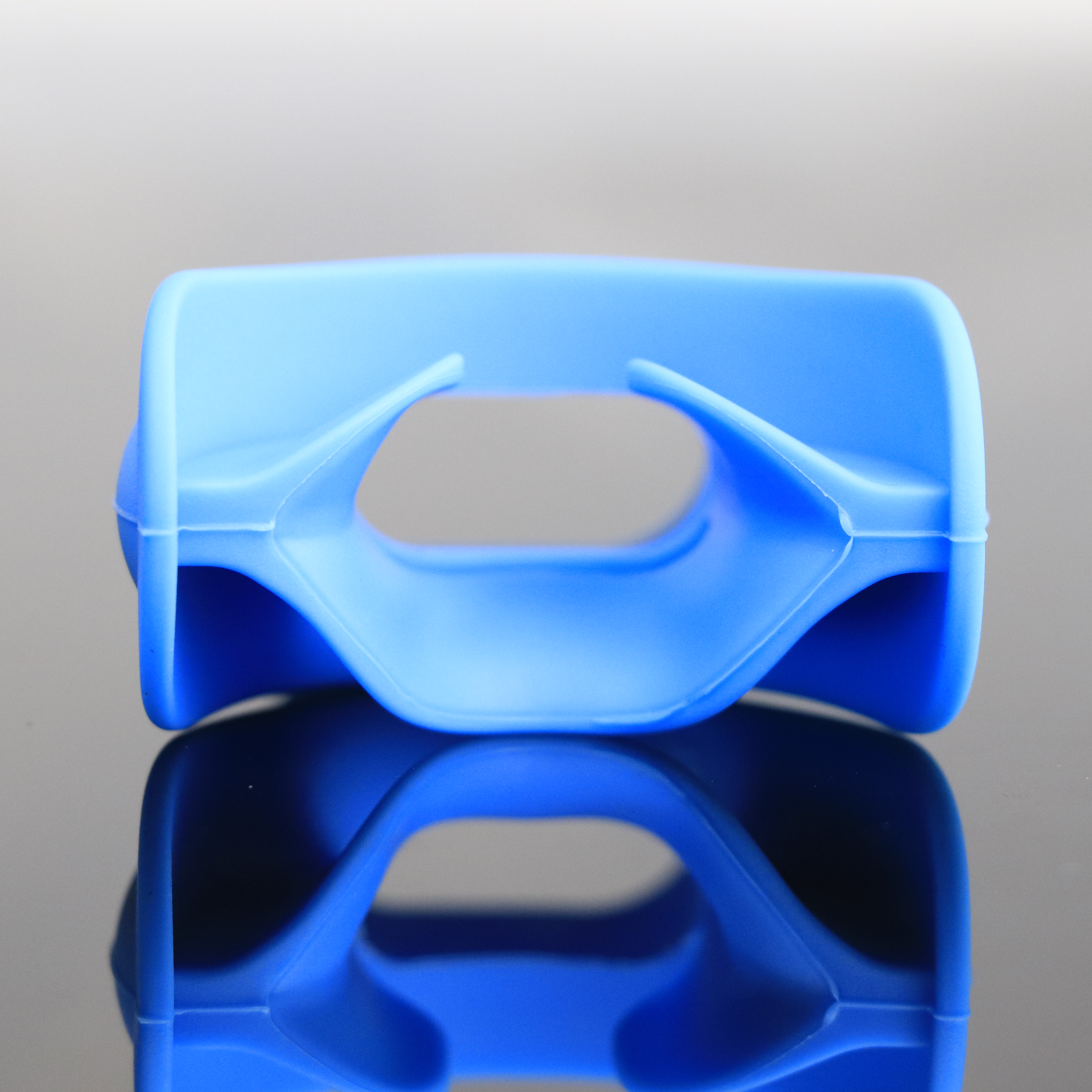 Transparent Blue Red Silicone Scuba Diving Mouthpiece Regulator