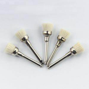 Quality Latch Prophy Cups Dental Polishing Brush Soft Goat Hair White Color Bowl Shape wholesale