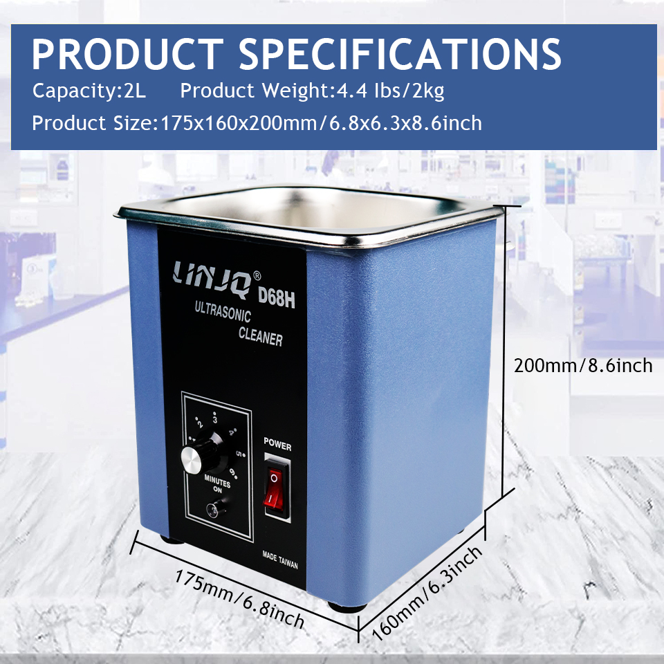 D68H Jewelry Cleaning Machines With Basket Ultrasonic Machine For Jewellery