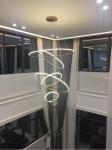 Stairwell staircase large chandelier circular ring pendant light(WH-NC-71)