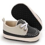 New fashion Canvas shoes Anti-slip prewalker infant crib boy baby shoes
