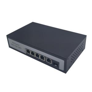 Quality PoE Camera Outdoor 4 Ports 100M POE Switch 1.6Gbps 4EP 2E With VLAN DIP wholesale