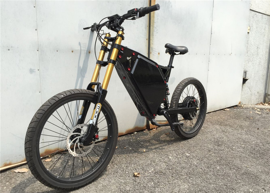 Powerful 5000w Powerful Electric Bike With 72v 35ah Lithium Battery Pack