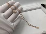 diamonds necklace 18kt gold with yellow gold