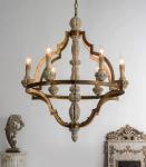 Wood lantern chandelier pendant Lights Fixures (WH-CI-60)