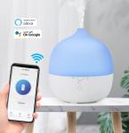 APP Wifi 12W 300ml Wooden Ultrasonic Diffuser 30ml/hr