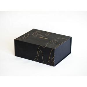 Quality Black Cardboard Paper Box Packaging Storage / Drawer Gift Box Customized Shape wholesale