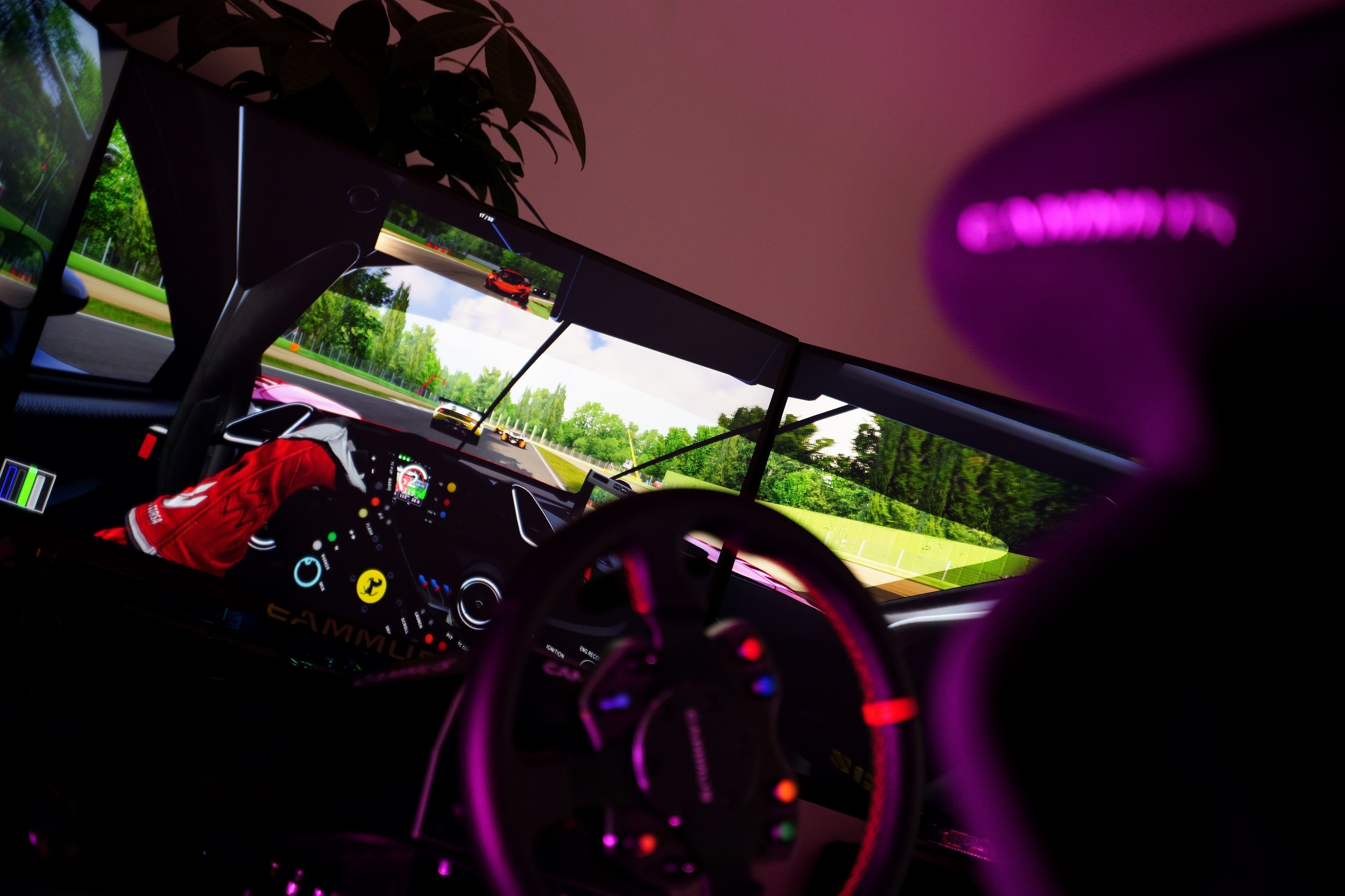 Steering Wheel Drive Racing Car Simulator Simul Motion For PC Game