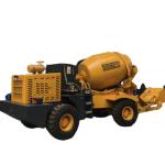 Mobile Portable HY-160 Self Loading Concrete Mixer Construction Machinery