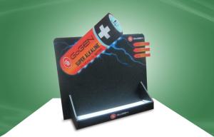 Quality Supermarket Promotion Black Cardboard Countertop Displays Customized wholesale