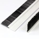 Metal Door Seal Nylon Brush Draught Excluder Strip Brush Fin Weatherstripping
