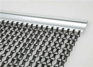 Quality 1.6 Mm Chain Link Curtain , Aluminium Chain Insect Door Fly Screen Curtain wholesale