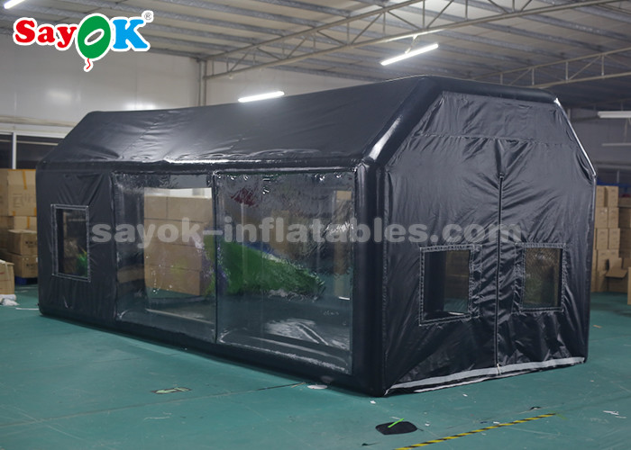 Tent Inflatable 6*3*2.5m Oxford Cloth Inflatable Spray Booth For Car Maintenance