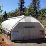 PE Film Poly Tunnel American Cannabis Cultivation Automated Blackout Greenhouse