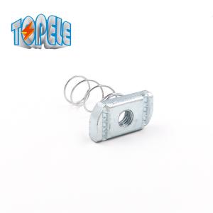 China M12 Steel Galvanized Long Spring Channel Nuts on sale