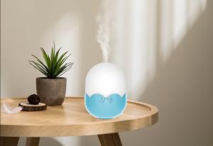 Quality 5W Ultrasonic Air Humidifier 300ml / Home Wood Grain Medical Humidifier wholesale
