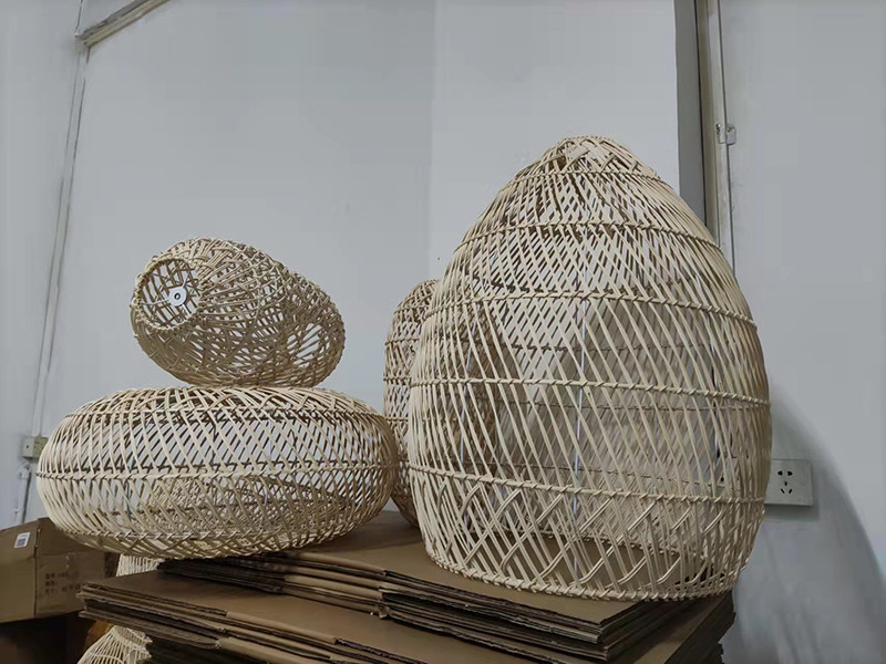 Natural Rattan Lamp Pendant light New Chinese Style Hand-woven Pendant Light(WH-WP-69)