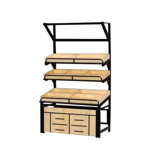 Quality Light Duty Fruit And Vegetables Shelves Single Side Display Rack wholesale