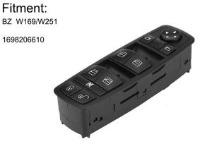 Quality Lifter Mercedes Benz Power Window SwitchW169 W245 1698206610 Wear Resisitance wholesale