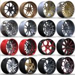 Customized aluminum alloy wheel rims 19x8.5 forged wheels 5x114.3 19 21 22inch