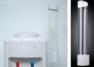 Quality Screw Mounted Paper Cup Dispenser , Plastic Cup Holder For Water Dispenser wholesale