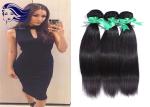 Natural Unprocessed Human Hair Bundles , Straight Indian Hair Extensions